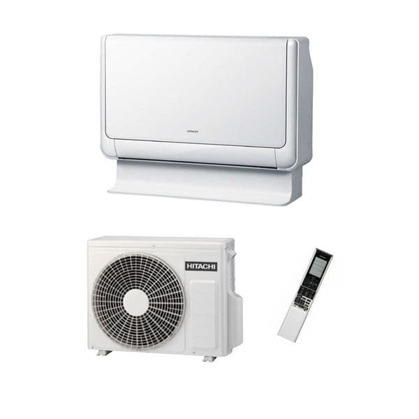 Hitachi Shirokuma Floor Mounted RAF-35RXB Inverter Heat Pump  3.5Kw/12000Btu A++ 240V~50Hz