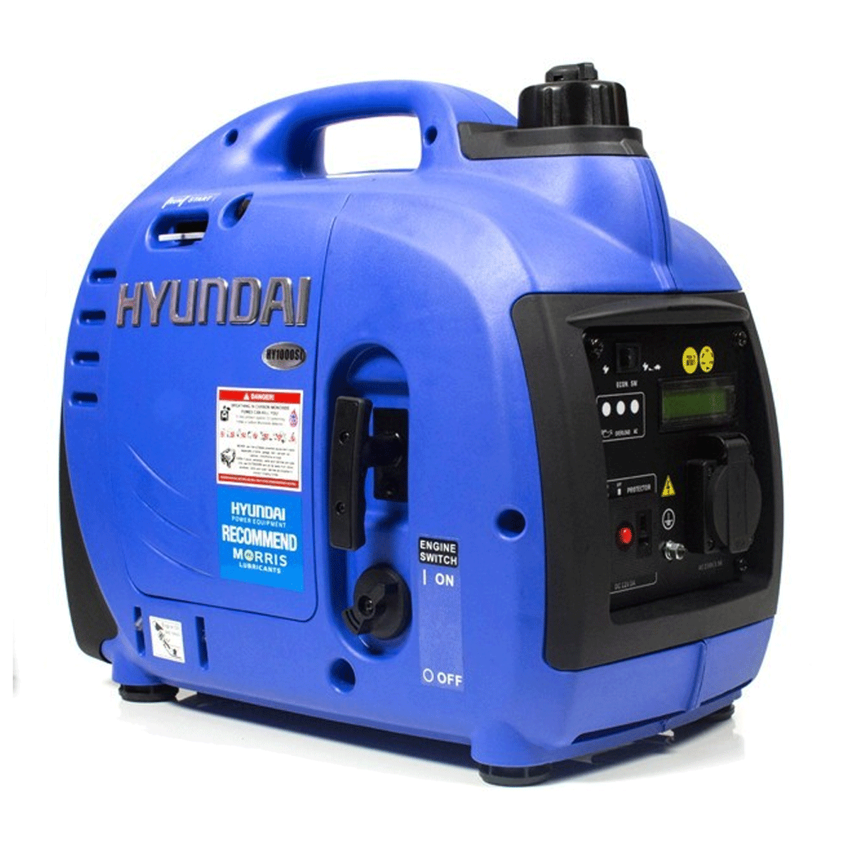 Hyundai HY1000Si Lightweight 1000W/1250kVA Portable Petrol Inverter Generator 230V~50Hz