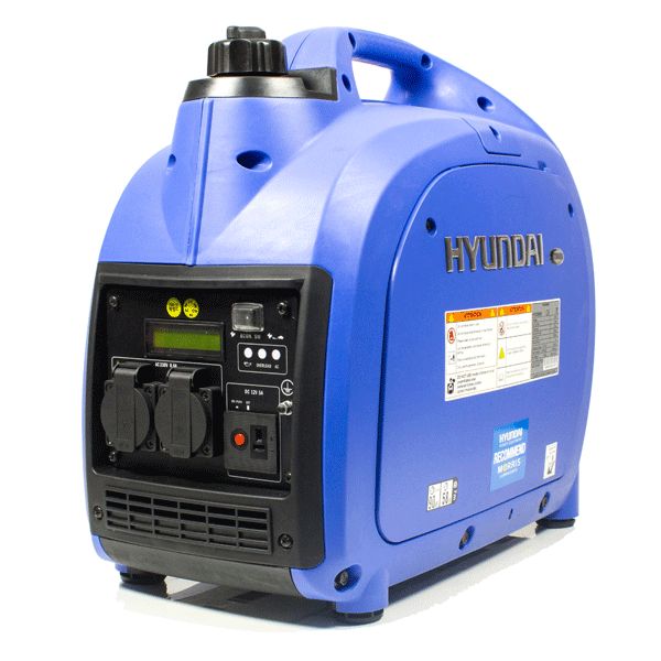 Hyundai HY2000Si Lightweight 2kW/2.5kVA Portable Petrol Inverter Generator 230V~50Hz