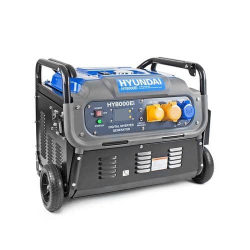 Hyundai HY8000Ei 7.5kW Remote Electric Start Portable Petrol Inverter Generator 115V-220V~50Hz
