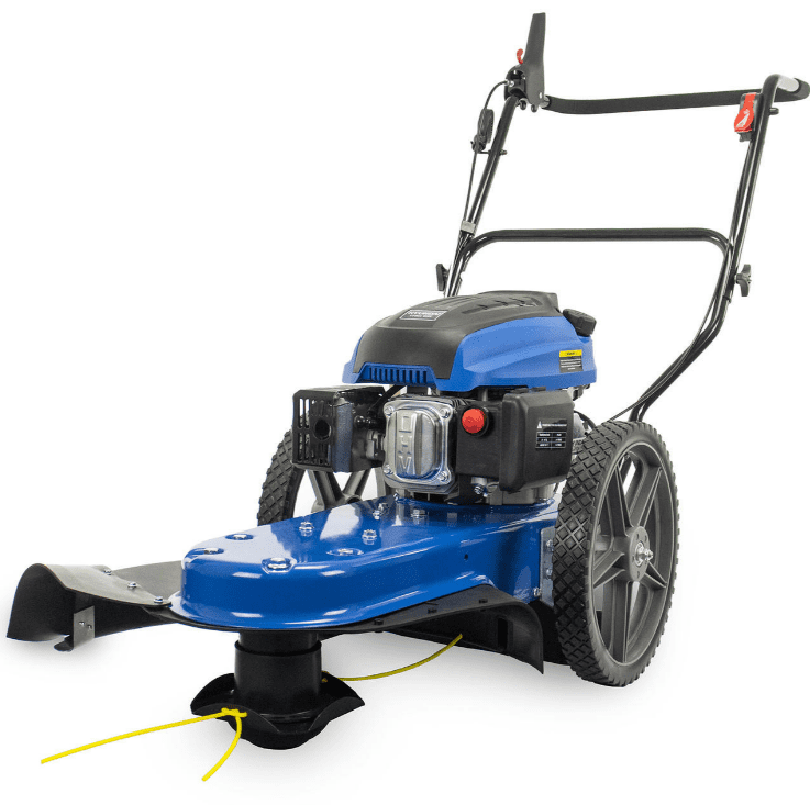 Hyundai HYFT60P 600mm Wheeled Petrol Push Field Grass Trimmer 5 5hp 173cc