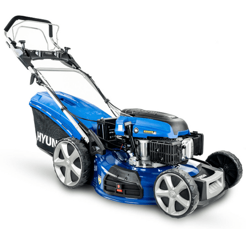 Hyundai HYM560SPE Self Propelled Petrol Lawnmower Mulch Rear & Side Discharge 22'' / 56cm 196cc