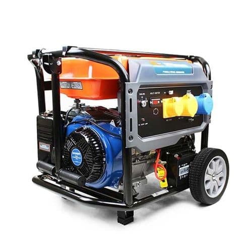 Hyundai P1PE P10000LE 7.9kW/9.8kVA Recoil & Electric Start Petrol Site Generator 240/110V~50Hz