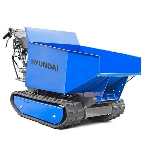Hyundai Tracked Mini Dumper HYTD500 196cc Petrol 500kg Payload Power Barrow Transporter