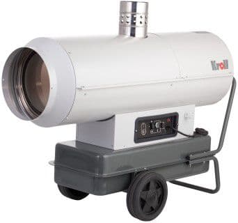 Kroll 24kw (84,000btu) Oil Fired Space Heater with Flue Gas Pipe - MA22