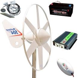 Land Based Wind Turbine Installation Kit 504 With 4 Meter Tower