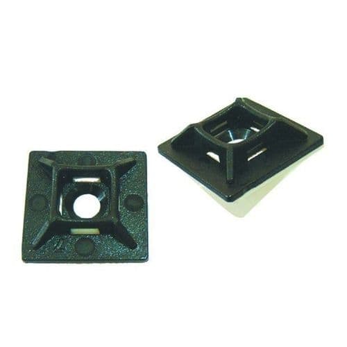 Large Screw Mount Large Adhesive Mount Tie Bases 28 x 28mm