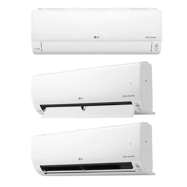 Lg Air Conditioning Deluxe DC12RK-NSJ+DC12RK-UL2 Wall Mounted Heat Pump 3.5Kw/12000Btu Install Kit