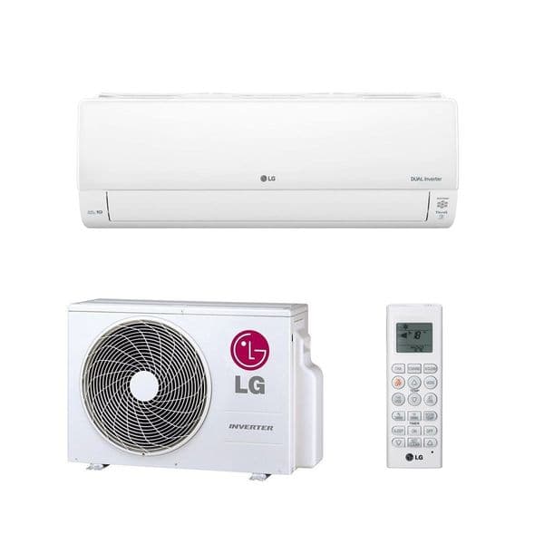 Lg Air Conditioning Deluxe DC18RK-NSK+DC18RK-UL2 Wall Mounted Heat Pump 5Kw/18000Btu Install Kit