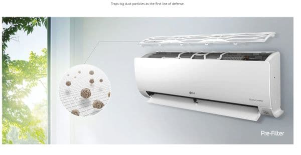 Lg Air Conditioning Deluxe DC24RK-NSK+DC24RK-U24 Wall Mounted Heat Pump 7Kw/24000Btu A++ R32