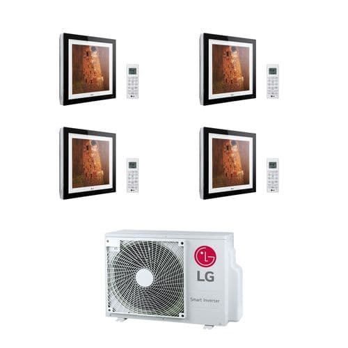 Lg Air Conditioning MU4R25-U21 7Kw Multi Room Heat Pump 4 x MA09R-NF1 Artcool Gallery R32 A++