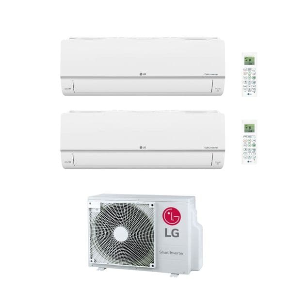 Lg Air Conditioning MU4R25-U21 Multi Room 2 of PC18SK-NSK Standard Plus Wall Mounted Heat Pump A++