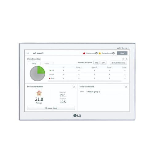LG Air Conditioning Replacement Remote Controller AC Smart 5 PAC5A000 BMS Integration Modbus, BACnet
