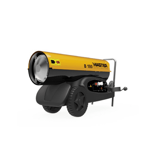 Master B180 Direct Diesel or HVO 100 Oil Heater, 46 kW/165,000 Btu 240V