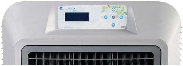 Masterkool IKOOL100 Remote Control Evaporative Air Cooler, Tough Casters And 93 Liter Tank 240V~50Hz