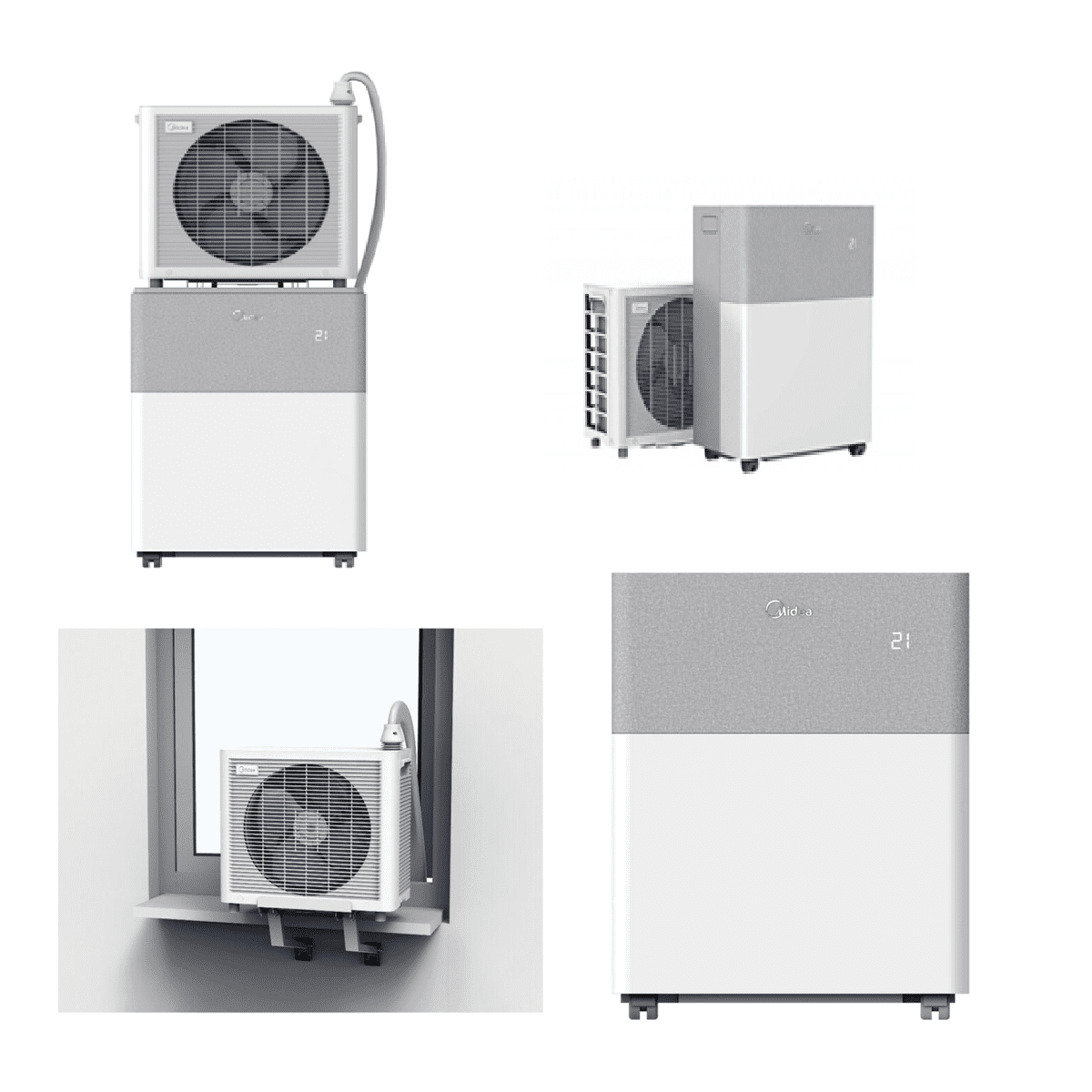 Midea Porta-Split MMCS-12HRN8-QRD0 Portable Split Air Conditioner 3 5kW ...