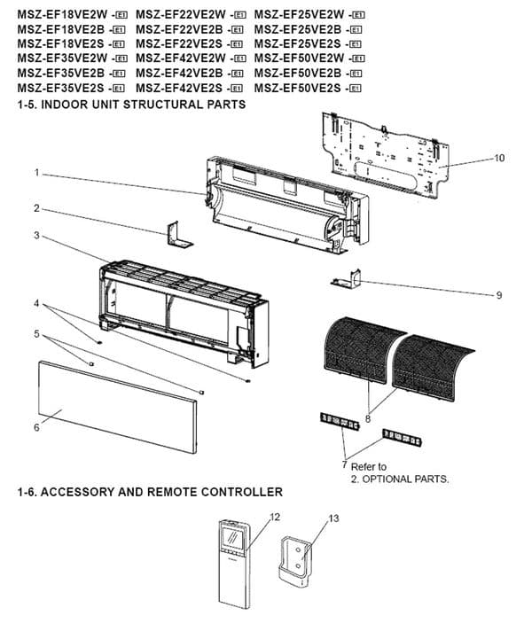 Mitsubishi Electric Air Conditioning E12F95100 238810NANO PLATINUM FILTER 473374 MSZ-EF-VE