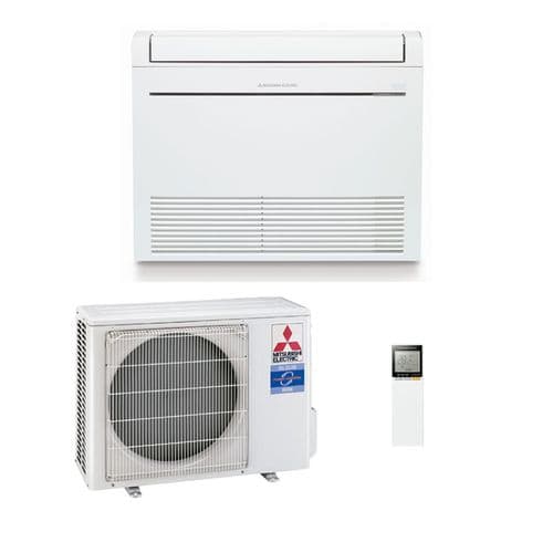 Mitsubishi Electric Air Conditioning Heat Pump Inverter MFZ-KT35VG Floor 3.5Kw/12000Btu A+ 240V~50Hz