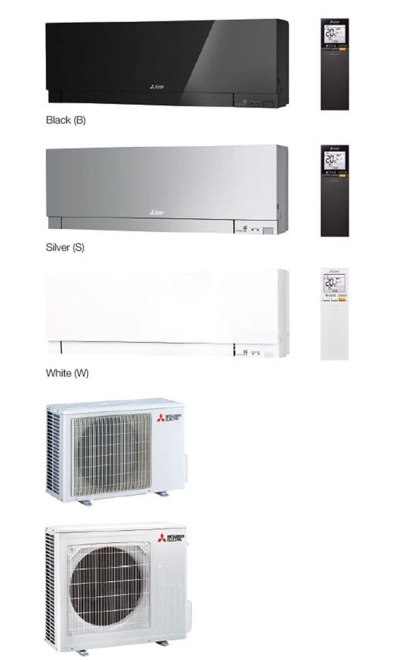 Mitsubishi Electric Air Conditioning MSZ-EF35VGK ZEN Wall Mounted R32 3.5Kw/12000Btu Install Kit