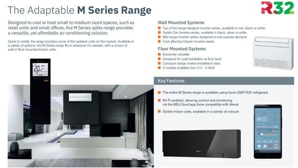 Mitsubishi Electric Air Conditioning MSZ-EF35VGK ZEN Wall Mounted R32 3.5Kw/12000Btu Install Kit