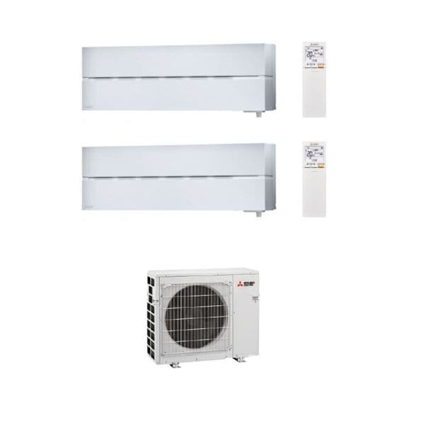 Mitsubishi Electric Air Conditioning MXZ-2F33VF3 Multi 2 x MSZ-LN25VG2 2.5kW Wall A++ 240V~50Hz