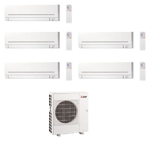 Mitsubishi Electric Air Conditioning MXZ-5F102VF Multi 5 x MSZ-AP25VGK 2.5kW Wall A++ 240V~50Hz