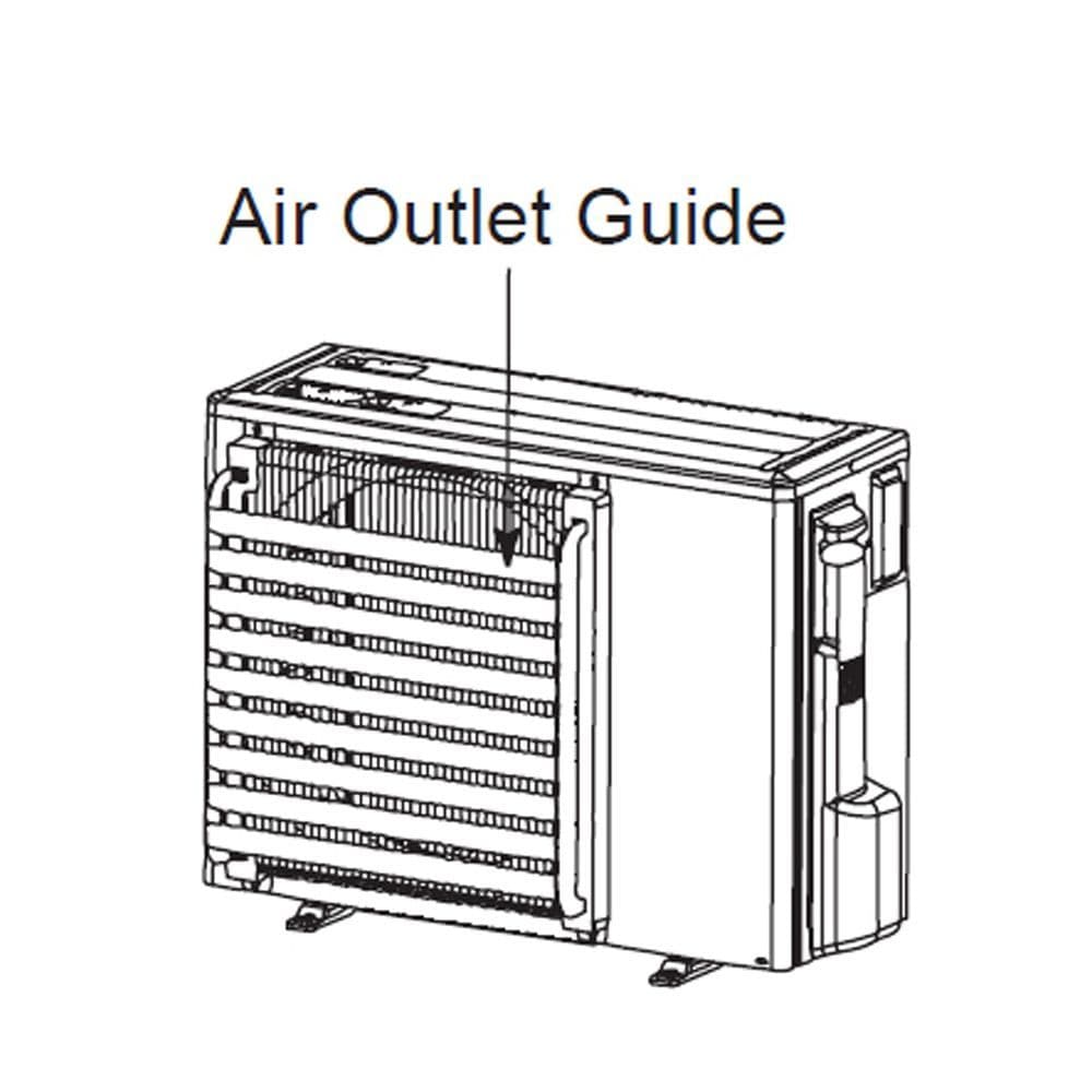 Mitsubishi Electric Air Conditioning PACSJ07SG 254591 Air outlet guide