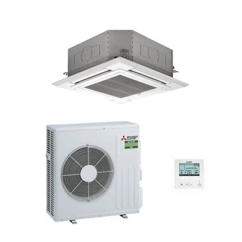 Mitsubishi Electric Air Conditioning PLA-M71EA Cassette Heat Pump 7Kw/24000Btu A+ R32 240V~50Hz