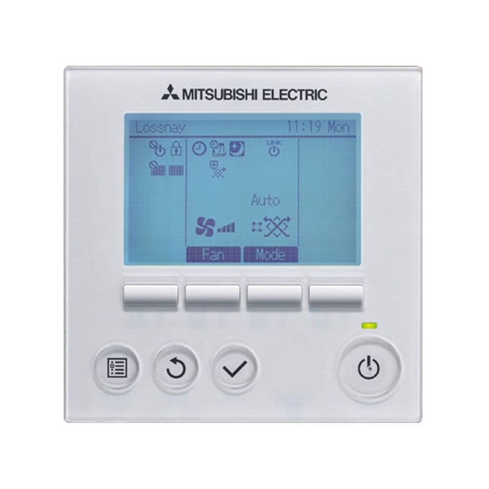 Mitsubishi Electric Air Conditioning PZ-61DR-E Lossnay Wired Remote ...
