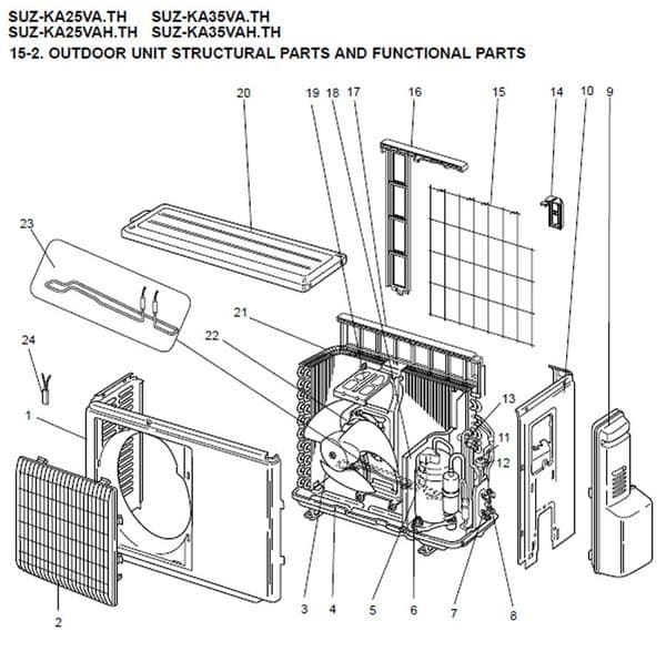 Mitsubishi Electric Air Conditioning Spare Part 190921 Motor For SUZ-KA60VA.TH
