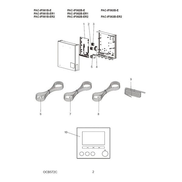 Mitsubishi Electric Air Conditioning Spare Part S70C95200 282860 MAIN CONTROLLER Ecodan PAC-IF06