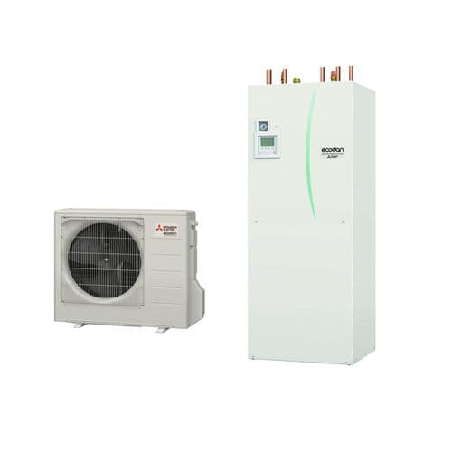 Mitsubishi Electric Ecodan QUHZ-W40VA / EHPT20Q-VM2EA Air Source Heat Pump With Thermal Store 4Kw A+