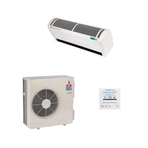 Mitsubishi Electric Heat Pump Air Curtain HP1000 DXE 8kW/27000Btu 240V~50Hz