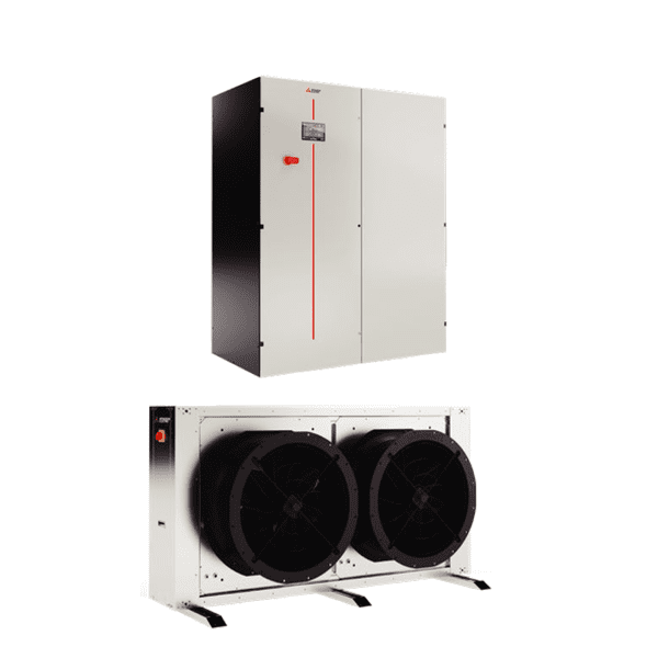 Mitsubishi Electric  x-MEXT-i-G02-DX-U/O-052 + MEGR-MC-E-067 Close Control R410A 50Kw 415V~50Hz