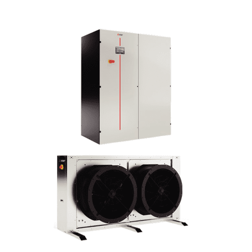 Mitsubishi Electric x-MEXT-i-G02-DX-U/O-052 + MEGR-MC-E-067 Close Control R410A 50Kw 415V~50Hz