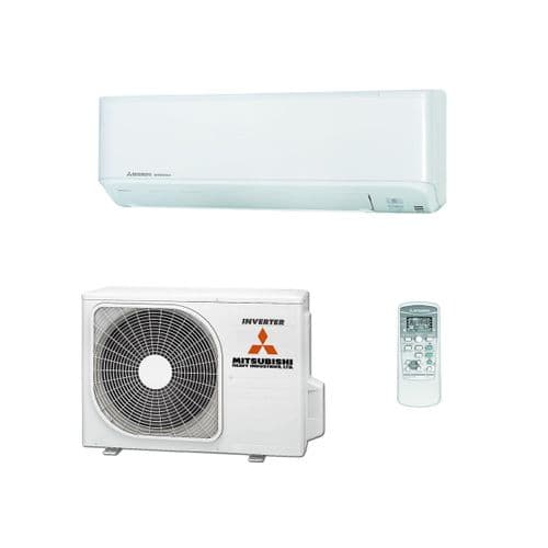 Mitsubishi Heavy Industrial Air Conditioning SRK35ZSP-W Wall 3.5Kw/12000Btu R32 Install Pack