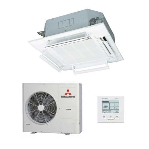 Mitsubishi Heavy Industries Air Conditioning FDT100VH + FDC100VNX-W Cassette Hyper 10Kw 1Ph