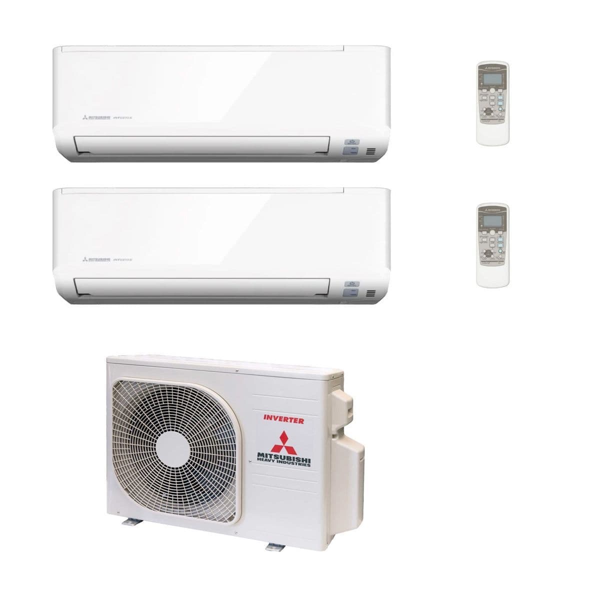 Mitsubishi Heavy Industries Air Conditioning SCM40ZS-S R32 Multi 2 x SKM25ZSP Wall Mount A 240V 50Hz