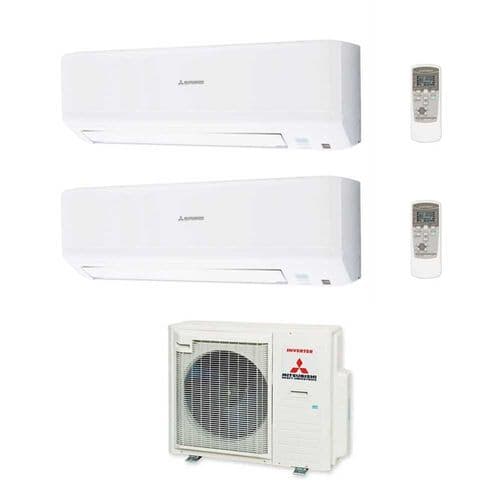 Mitsubishi Heavy Industries Air Conditioning SCM45ZS-S 2 x SRK35ZSP-W Wall Mount 3.5Kw/12000Btu