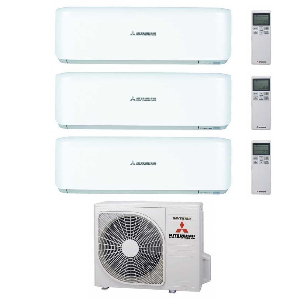 Mitsubishi Heavy Industries Air Conditioning SCM60ZSS Premium Plus 3 x SRK20ZSWF/B/T Wall 2Kw