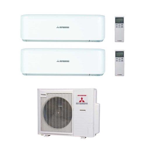 Mitsubishi Heavy Industries Air Conditioning SCM80ZS-S Premium Plus 2 x SRK50ZS-WF/B/T Wall 5Kw