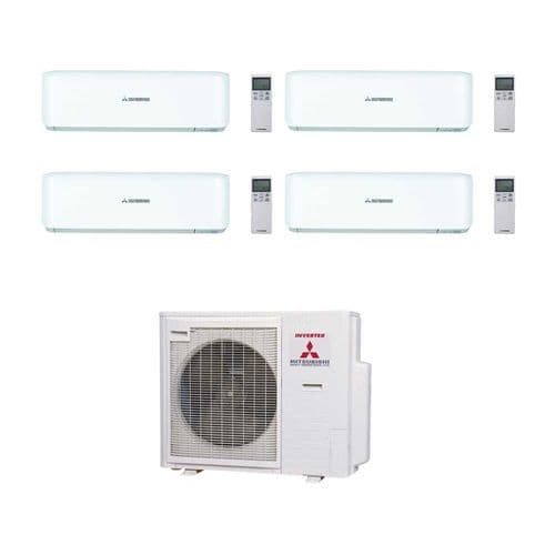 Mitsubishi Heavy Industries Air Conditioning SCM80ZS-S Premium Plus 4 x SRK15ZS-WF/B/T Wall 1.5Kw