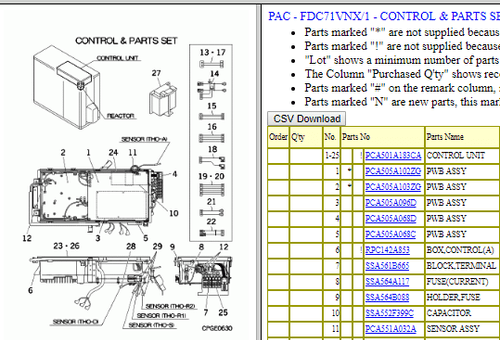 Mitsubishi Heavy Industries Air Conditioning Spare Part 635182 PCA505A096D PWB ASSY NOISE FILTER