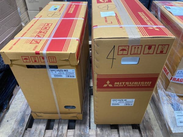 Mitsubishi Heavy Industries Air Conditioning SRC35ZS-W2 SRF35ZS-W Floor Heat Pump 3.5kW/12000Btu R32