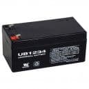 MK Powered ES3-12 AGM Deep Cycle Battery 12VDC 3Ah