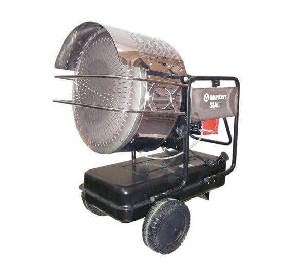 Munters ISS40 40kw Mobile Infared Diesel Fired Heater