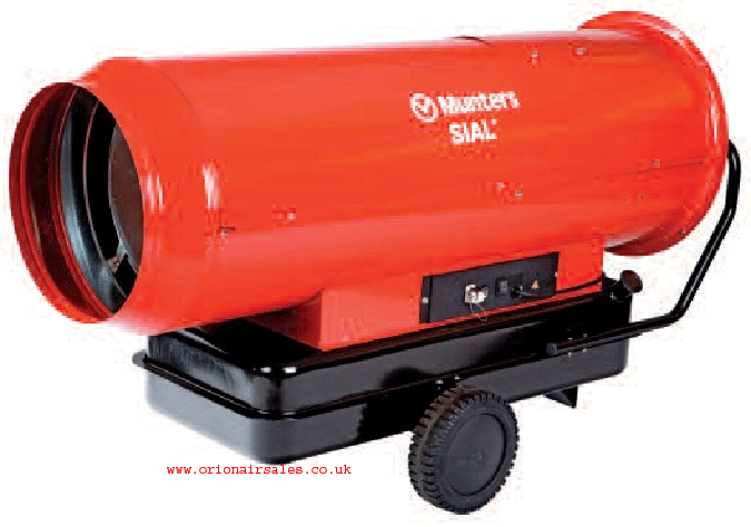 Munters TOR67 67kw Dual Voltage Direct Diesel/Kerosene Heater