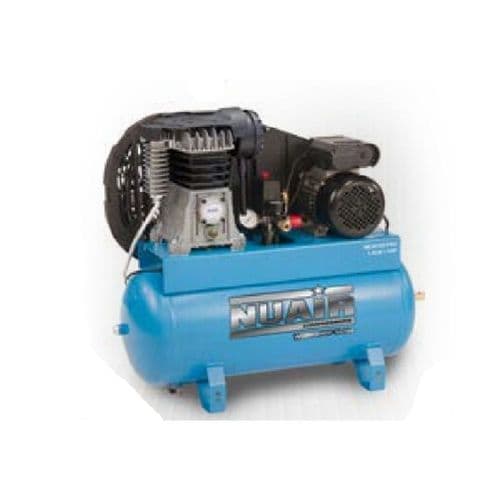 NuAir S-28FN504FPS140 NB2800B-PRO/100 FM3 2.2kW 3Hp 10 Bar 100Lt Workshop Air Compressor 240V~50Hz