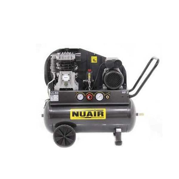 NuAir S-28HA504FPS051 NB2800B/150/3M TECH Air Compressor 2.2kW 3Hp 150Lt 10 Bar, Portable Tech Panel