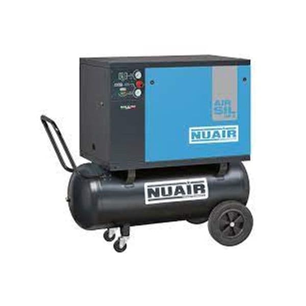 NuAir S-36FR404FPS300 AIR SIL EVO B3800B/2CM/100 Low Noise Air Comp 1.5kW/2Hp 100Lt 10 Bar 240V 13A